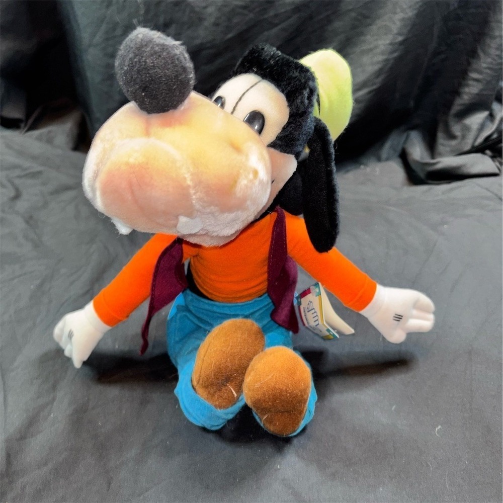 Vintage Applause Goofy Plush Stuffed Animal Disney Store Korea 22" original tags